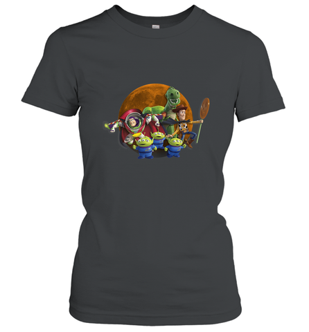 Disney Pixar Toy Story Halloween Moon Group Women's T-Shirt Women's T-Shirt / Black / S Women's T-Shirt - FordPhuMy