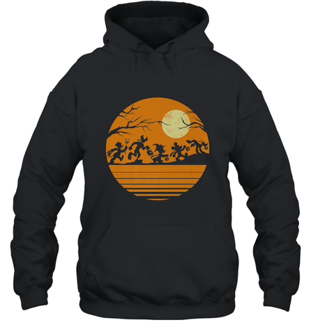 Disney Mickey Mouse and Friends Halloween Hooded Sweatshirt Hooded Sweatshirt / Black / S Hooded Sweatshirt - FordPhuMy