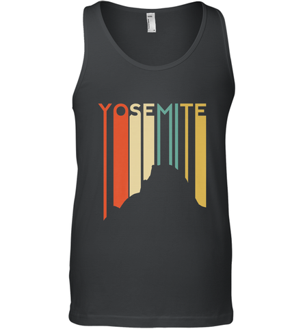 Yosemite National Park Retro Half Dome El Capitan Cali Men's Tank Top Men's Tank Top / Black / XS Men's Tank Top - FordPhuMy
