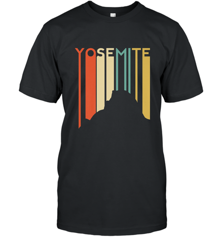 Yosemite National Park Retro Half Dome El Capitan Cali Men's T-Shirt Men's T-Shirt / Black / S Men's T-Shirt - FordPhuMy