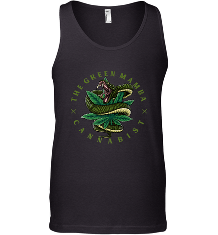 The Green Mamba, Cannabist, Weed Grower Pot Smoker Men's Tank Top Men's Tank Top / Black / XS Men's Tank Top - FordPhuMy