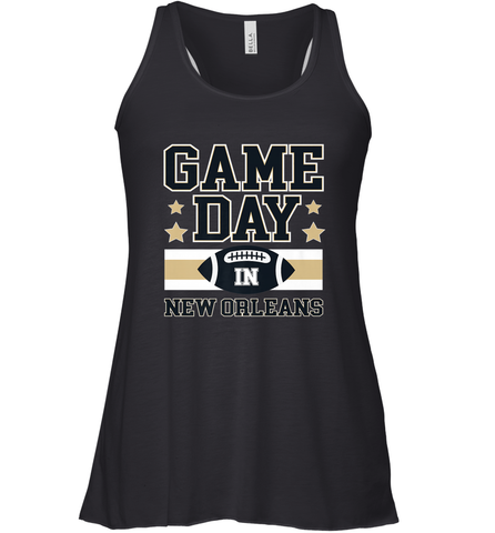 NFL New Orleans La. Game Day Football Home Team Women's Racerback Tank Women's Racerback Tank / Black / XS Women's Racerback Tank - FordPhuMy