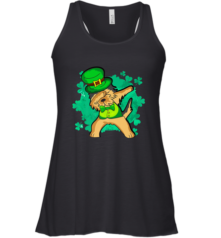 Dabbing Irish Terrier Dog Leprechaun St Patricks Day Ireland Women's Racerback Tank Women's Racerback Tank / Black / XS Women's Racerback Tank - FordPhuMy