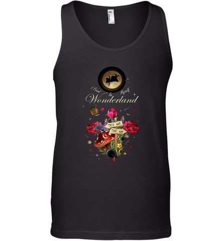 I Found Myself In Wonderland Alice In Wonderland Men's Tank Top Men's Tank Top / Black / XS Men's Tank Top - FordPhuMy