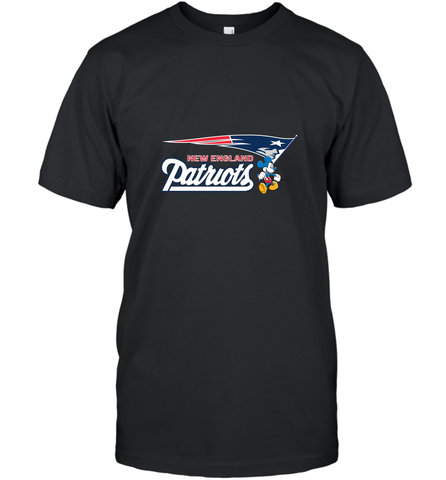 Nfl New England Patriots Champion Mickey Mouse Team Men's T-Shirt Men's T-Shirt / Black / S Men's T-Shirt - FordPhuMy