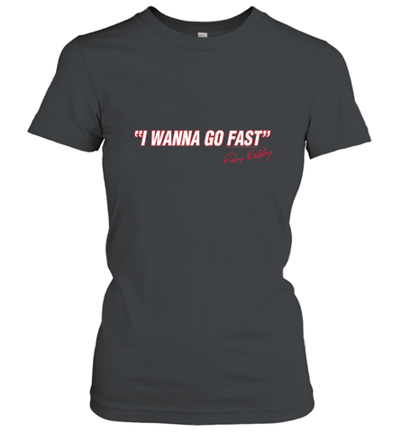 Talladega Nights I Wanna Go Fast Ricky Bobby Signature Women's T-Shirt Women's T-Shirt / Black / S Women's T-Shirt - FordPhuMy