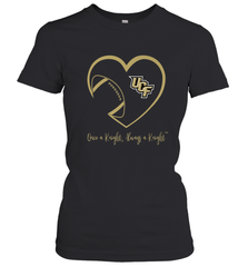 UCF Knights Football Inside Heart  Team  Apparel Women's T-Shirt Women's T-Shirt - FordPhuMy