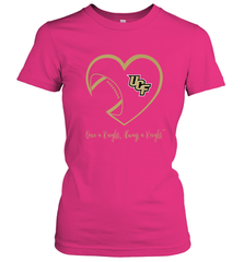 UCF Knights Football Inside Heart  Team  Apparel Women's T-Shirt Women's T-Shirt - FordPhuMy