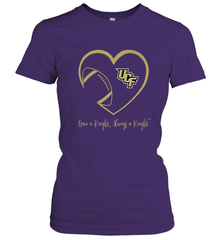UCF Knights Football Inside Heart  Team  Apparel Women's T-Shirt Women's T-Shirt - FordPhuMy