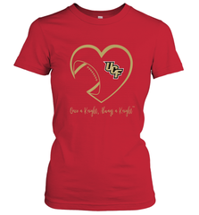 UCF Knights Football Inside Heart  Team  Apparel Women's T-Shirt Women's T-Shirt - FordPhuMy