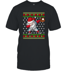 Christmas Dabbing Santa Baseball Gift Men's T-Shirt