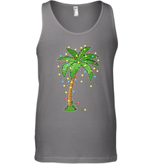Christmas Lights Palm Tree Beach Funny Tropical Xmas Gift Men's Tank Top Men's Tank Top - FordPhuMy