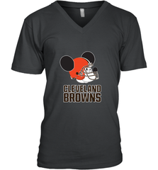 Nfl Cleveland Browns Mickey Mouse Team Men's V-Neck Men's V-Neck - FordPhuMy