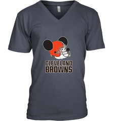 Nfl Cleveland Browns Mickey Mouse Team Men's V-Neck Men's V-Neck - FordPhuMy