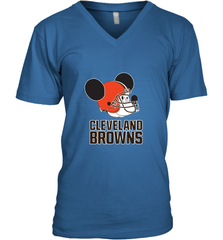Nfl Cleveland Browns Mickey Mouse Team Men's V-Neck Men's V-Neck - FordPhuMy