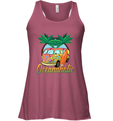 Retro Surfer Love Surfing Beach Party Tropical Vacay Women's Racerback Tank Women's Racerback Tank - FordPhuMy