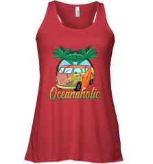 Retro Surfer Love Surfing Beach Party Tropical Vacay Women's Racerback Tank Women's Racerback Tank - FordPhuMy
