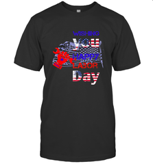 Happy labor day wishes USA flag for men and woman Men's T-Shirt Men's T-Shirt - FordPhuMy