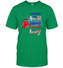 Happy labor day wishes USA flag for men and woman Men's T-Shirt Men's T-Shirt - FordPhuMy