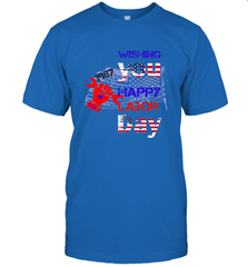 Happy labor day wishes USA flag for men and woman Men's T-Shirt Men's T-Shirt - FordPhuMy
