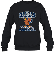 Dallas Thanksgiving Day Funny Turkey Playing Texas Football Premium T Shirt Crewneck Sweatshirt