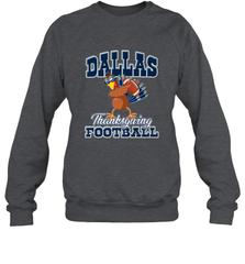 Dallas Thanksgiving Day Funny Turkey Playing Texas Football Premium T Shirt Crewneck Sweatshirt Crewneck Sweatshirt - FordPhuMy