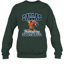 Dallas Thanksgiving Day Funny Turkey Playing Texas Football Premium T Shirt Crewneck Sweatshirt Crewneck Sweatshirt - FordPhuMy