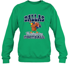 Dallas Thanksgiving Day Funny Turkey Playing Texas Football Premium T Shirt Crewneck Sweatshirt Crewneck Sweatshirt - FordPhuMy