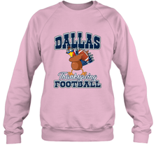 Dallas Thanksgiving Day Funny Turkey Playing Texas Football Premium T Shirt Crewneck Sweatshirt Crewneck Sweatshirt - FordPhuMy
