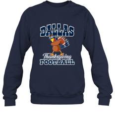 Dallas Thanksgiving Day Funny Turkey Playing Texas Football Premium T Shirt Crewneck Sweatshirt