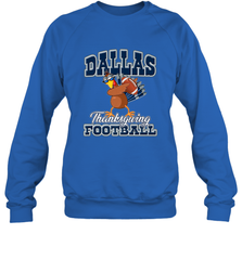 Dallas Thanksgiving Day Funny Turkey Playing Texas Football Premium T Shirt Crewneck Sweatshirt Crewneck Sweatshirt - FordPhuMy