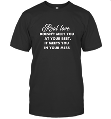 Real love funny quotes for valentine Men's T-Shirt Men's T-Shirt - FordPhuMy
