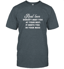 Real love funny quotes for valentine Men's T-Shirt Men's T-Shirt - FordPhuMy