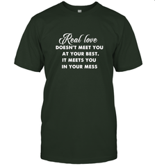 Real love funny quotes for valentine Men's T-Shirt Men's T-Shirt - FordPhuMy