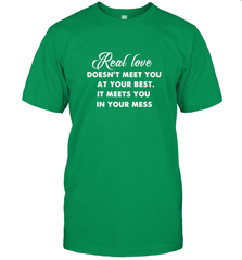 Real love funny quotes for valentine Men's T-Shirt Men's T-Shirt - FordPhuMy