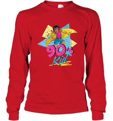 Marvel X Men Jubilee 90s Kid Neon Retro Long Sleeve T-Shirt Long Sleeve T-Shirt - FordPhuMy
