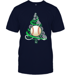 Christmas Tree Funny Cool Baseball Christmas Gifts Sports Men's T-Shirt