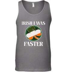 Irish I Was Faster Funny Running St Patricks Day Men's Tank Top Men's Tank Top - FordPhuMy