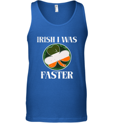 Irish I Was Faster Funny Running St Patricks Day Men's Tank Top Men's Tank Top - FordPhuMy