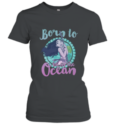 Disney Moana Born To Be In The Ocean Painted Women's T-Shirt