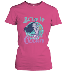 Disney Moana Born To Be In The Ocean Painted Women's T-Shirt Women's T-Shirt - FordPhuMy