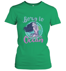 Disney Moana Born To Be In The Ocean Painted Women's T-Shirt Women's T-Shirt - FordPhuMy