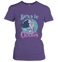 Disney Moana Born To Be In The Ocean Painted Women's T-Shirt Women's T-Shirt - FordPhuMy