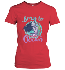 Disney Moana Born To Be In The Ocean Painted Women's T-Shirt Women's T-Shirt - FordPhuMy