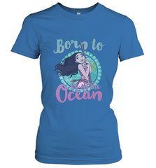 Disney Moana Born To Be In The Ocean Painted Women's T-Shirt Women's T-Shirt - FordPhuMy