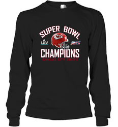NFL super bowl Kansas City Chiefs Logo Helmet champions Long Sleeve T-Shirt