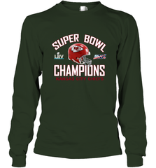 NFL super bowl Kansas City Chiefs Logo Helmet champions Long Sleeve T-Shirt Long Sleeve T-Shirt - FordPhuMy
