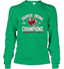NFL super bowl Kansas City Chiefs Logo Helmet champions Long Sleeve T-Shirt Long Sleeve T-Shirt - FordPhuMy