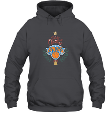NBA New York Knicks Logo merry Christmas gilf Hooded Sweatshirt Hooded Sweatshirt - FordPhuMy
