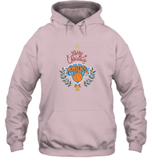 NBA New York Knicks Logo merry Christmas gilf Hooded Sweatshirt Hooded Sweatshirt - FordPhuMy
